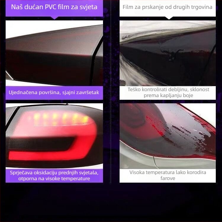 Innocence naljepnica za automobilske svjetla, ljepilo, jednobojna, prilagodljiva