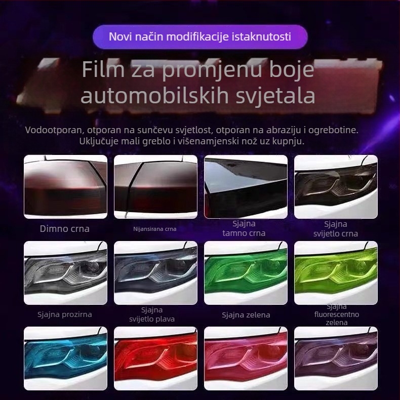 Innocence naljepnica za automobilske svjetla, ljepilo, jednobojna, prilagodljiva