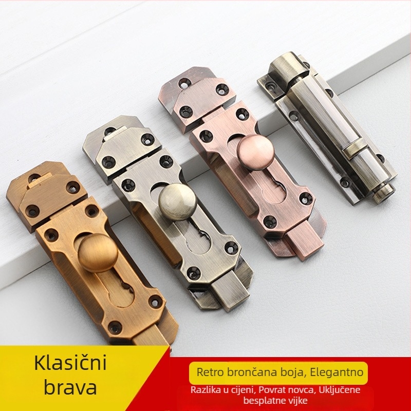 Zasun za vrata i prozore tipa A, model 9202, cink legura, antički stil, marka Aichmann