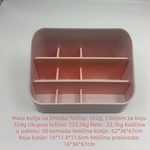 Stolni organizator s ladicama — plast, prilagodljiv, 2022 zima, Nordic stil