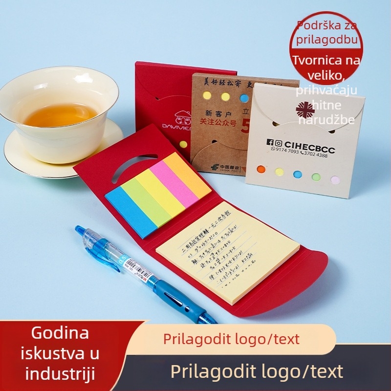 Set studentskih bilježnica od kraft papira, prilagodljive samoljepljive bilježnice, mini blok bilježnica s tvrdom korom, papir 80 g Zodiac Forest