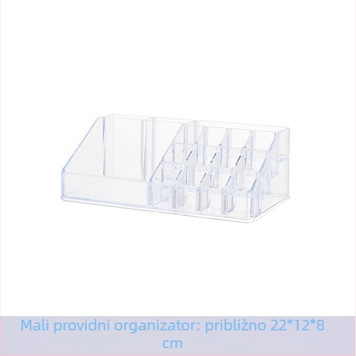 Constar Desktop kutija za pohranu kozmetike, modeli 80220/80225, PS materijal, 2 L, bez poklopca, s rešetkom