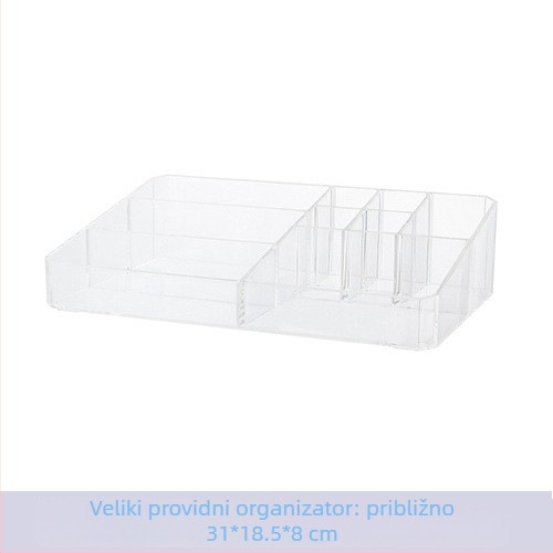 Constar Desktop kutija za pohranu kozmetike, modeli 80220/80225, PS materijal, 2 L, bez poklopca, s rešetkom