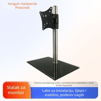 Monitor držač za računalo s horizontalnim i vertikalnim prebacivanjem zaslona — stolna baza monitora