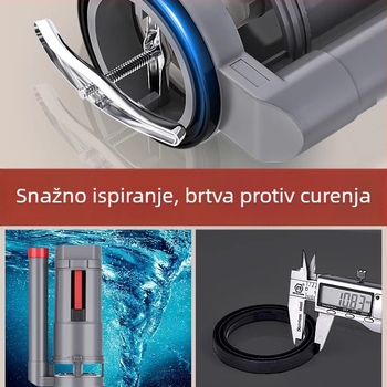 Set ventila spremnika WC: ulazni ventil, odvodni ventil i pluta – univerzalni američki stil (PP materijal, CE certifikat, Značka: Druga)