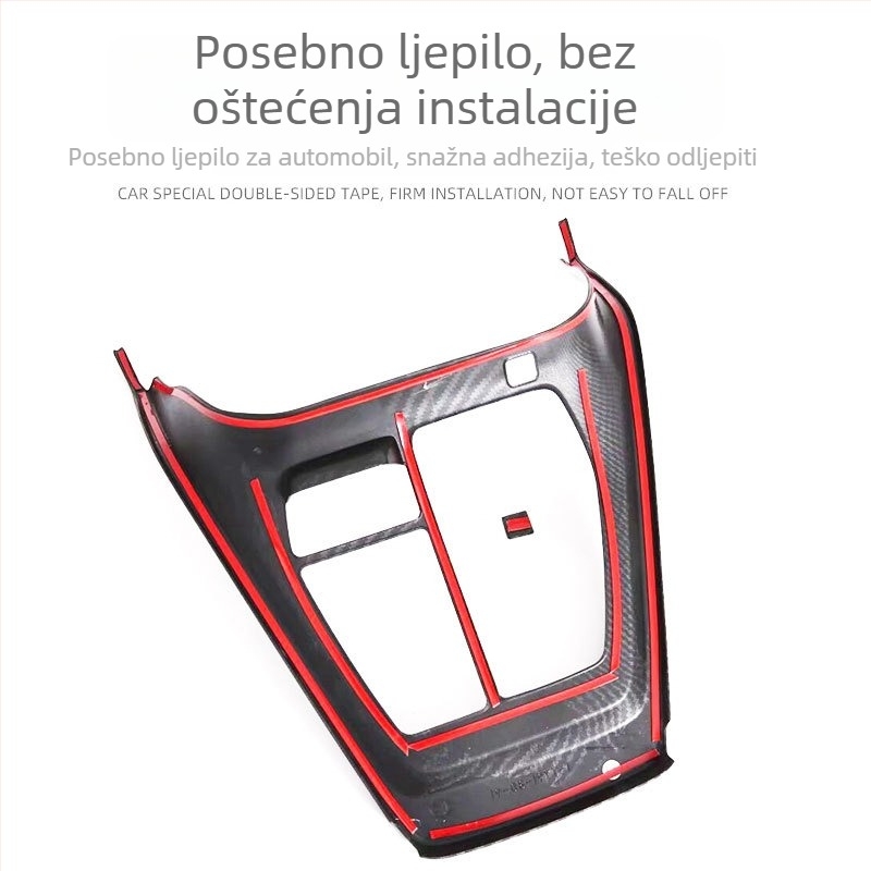 ABS unutarnja modifikacijska oprema za Toyota RAV4 RongFang — jedinstveni kalup središnje konzole, držač šalice i panel prekidača