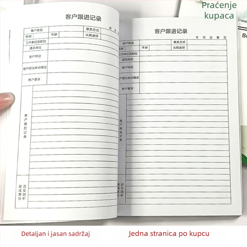 Zapisnik za praćenje klijenata i prodaju nekretnina