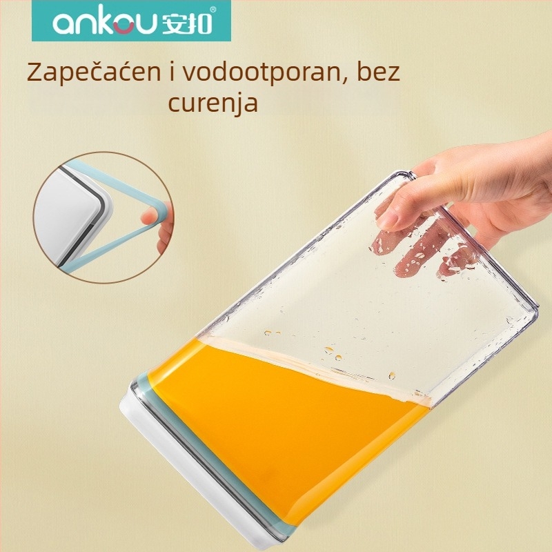 Ankou Spremnik za skladištenje riže, plastični, zatvoren, otporan na vlagu i štetnike, 5–6 L