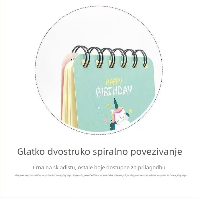 Bilježnica s prilagođenim omotom i tiskom fotografije, papir za pisanje, offset tisak, prilagodljiva, brend Komori
