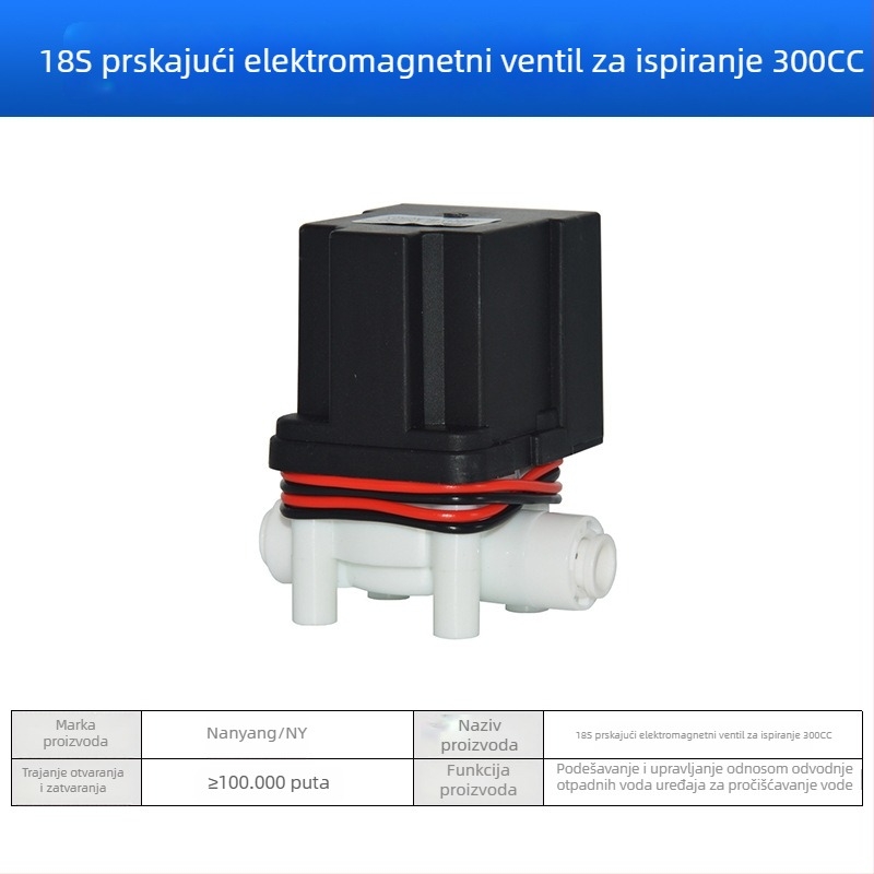 Elektromagnetni ventil za pročišćivač vode, ulaz vode 2-put/3-put, materijal POM, model NY, za sustave pročišćavanja vode