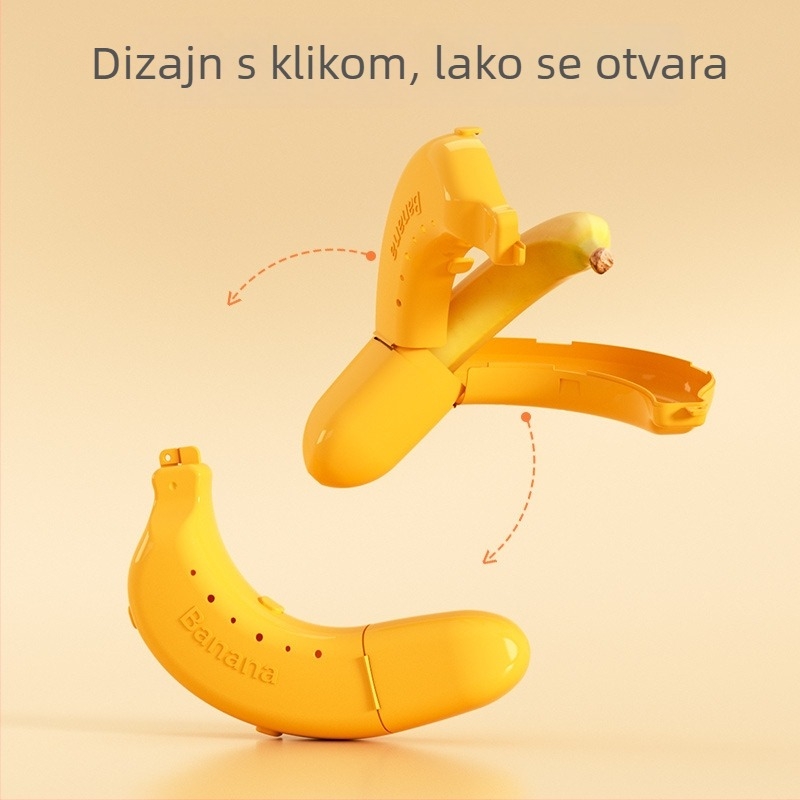 Kutija za čuvanje banana • PP plastika • Otporna na stiskanje • Japanskog stila • Vzor: kao na slici