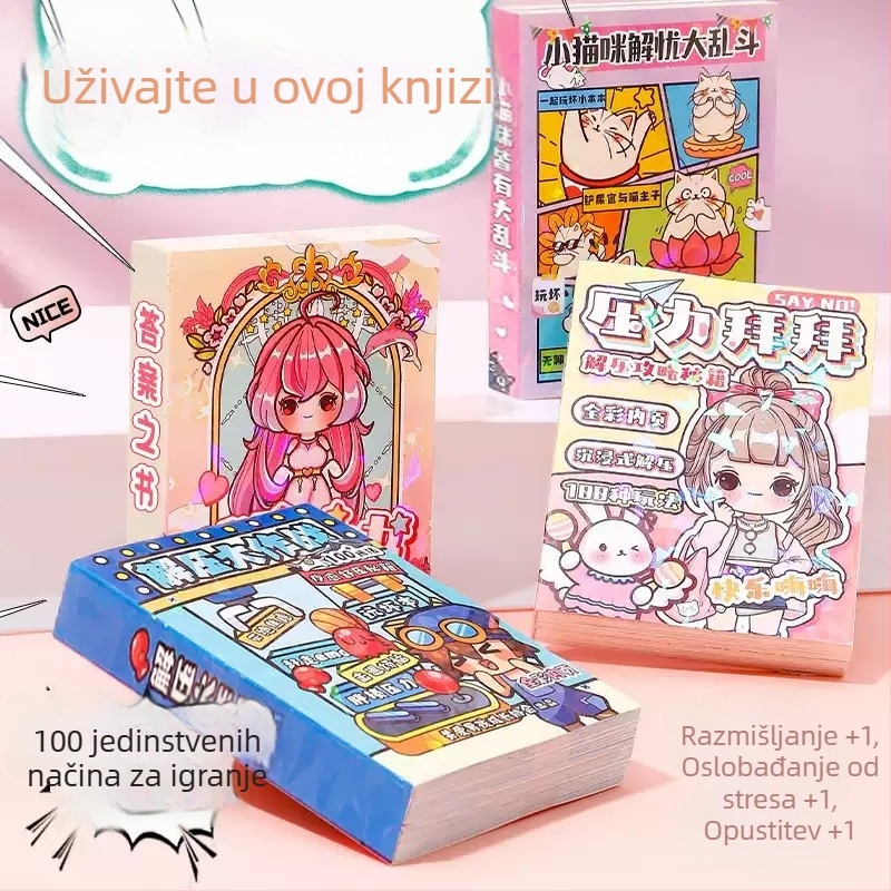 Bilježnica Coco mira – bežično povezivanje, Dowling papir, 100 g/m2, 100–200 stranica, japanski/korejski sladak stil