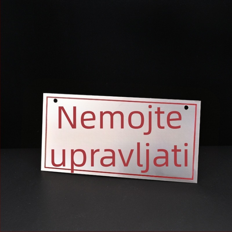 Prilagodljive metalne oznake i pločice za identifikaciju — graviranje, leptanje, brušenje i otiskivanje na bakar, željezo, aluminij i nehrđajući čelik