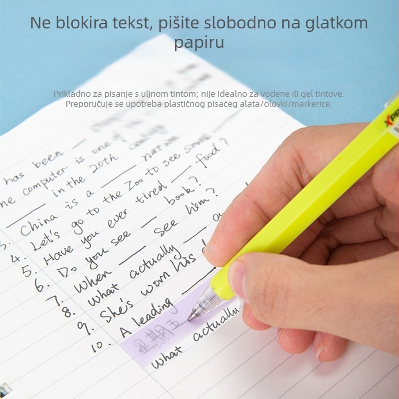 Deli 21606 Nezaljepljivi papirnati blok za bilješke s indikator etiketama i indeks etiketama