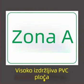 Prilagođene tablice za skladišne police, podjele i radne prostore; UV ispis; prilagodljiv materijal; pogodno za natpise