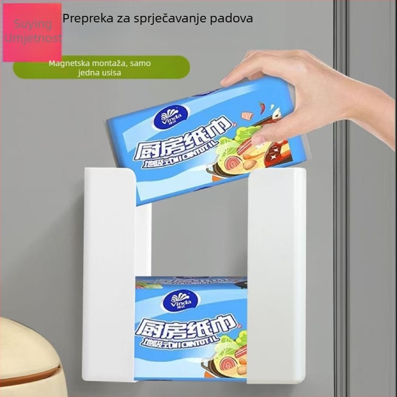 Magnetna kutija za maramice, zidni držač, model V2241, plast, moderan stil