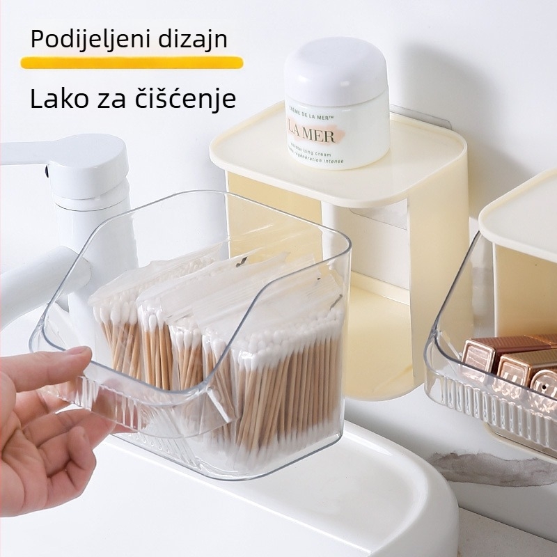 Zidna kutija za pohranu, PET+ABS plast, može se slagati, organizator za grickalice za dom i kuhinju
