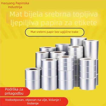 Samo-ljepljiva etiketa – Mat papir, vodootporna, prilagođena ručno otisnuta, razni oblici