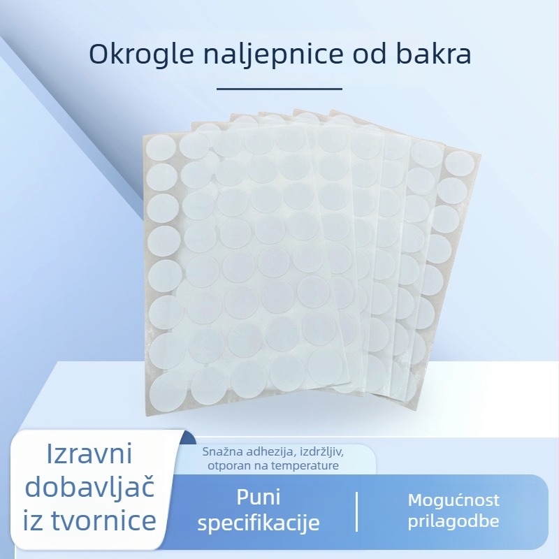 Okrugle samoljepljive naljepnice za zatvaranje paketa, ručno napisane oznake za klasifikaciju
