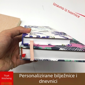 Bilježnica s spiralnim povezom, papir 32K, 100 stranica, personalizirani sadržaj, moguć ispis logotipa