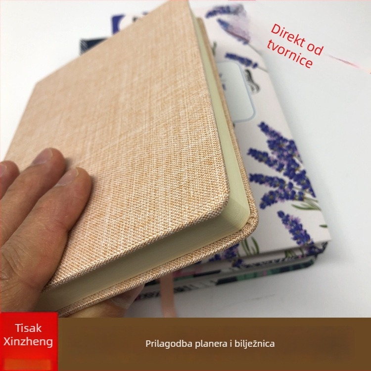 Bilježnica s spiralnim povezom, papir 32K, 100 stranica, personalizirani sadržaj, moguć ispis logotipa
