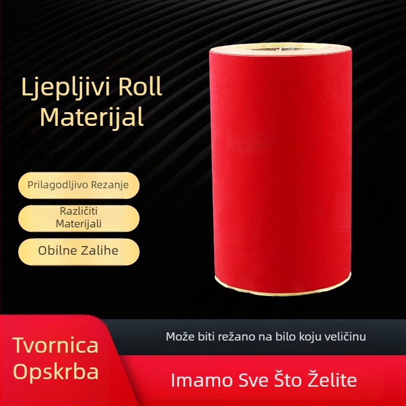 PVC samoljepljive etikete rolna – Matni film, papir s bijelim pozadinom bakrene boje, 80G, ljepilo na bazi vode ili topljenja