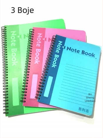 Yili bilježnica, model A4-100, spiralno uvezivanje, poslovni uredski stil