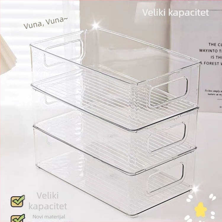 Stolna kutija za skladištenje | PP materijal | bez poklopca | kapacitet 1 L | moderni minimalistički stil