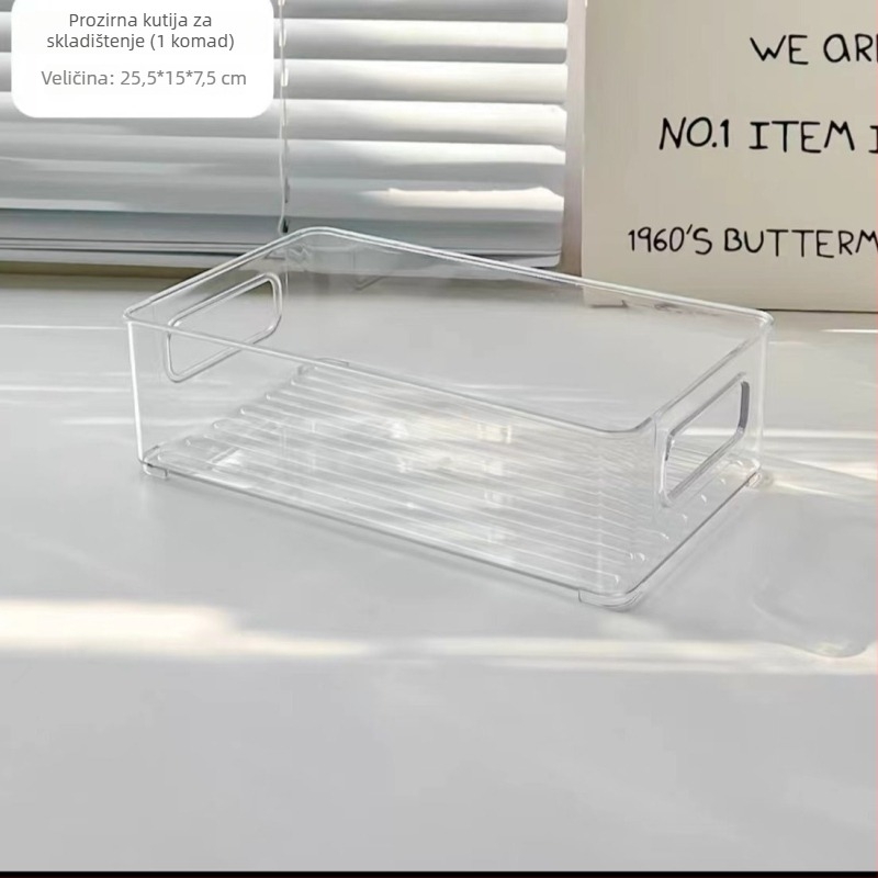 Stolna kutija za skladištenje | PP materijal | bez poklopca | kapacitet 1 L | moderni minimalistički stil