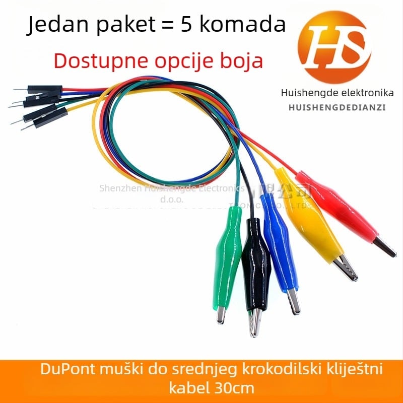 HSD DuPont kabel za testiranje s alligator klipom, standardno sučelje
