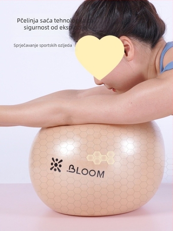 ABS joga lopta, debela, otporna na probijanje, za oblikovanje kukova i vježbanje zdjeličnog dna – Pilates lopta
