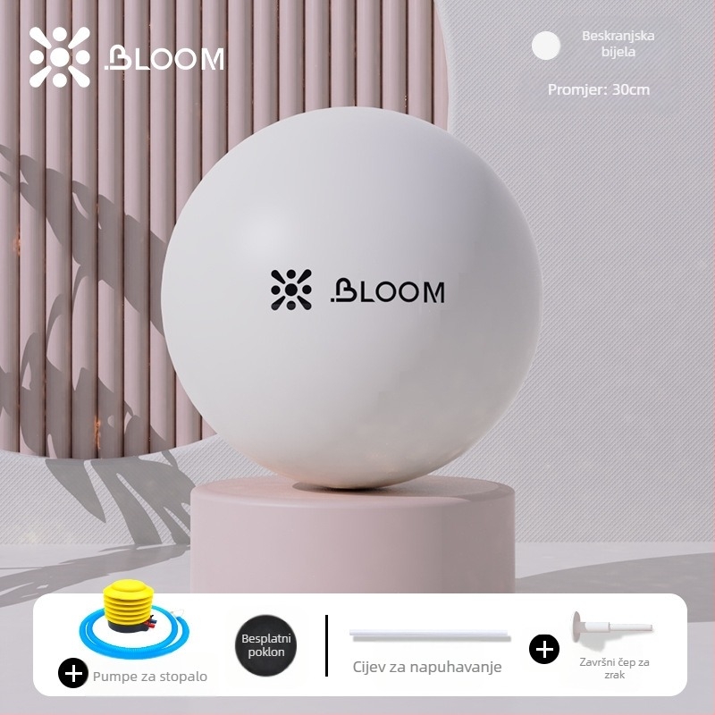 ABS joga lopta, debela, otporna na probijanje, za oblikovanje kukova i vježbanje zdjeličnog dna – Pilates lopta