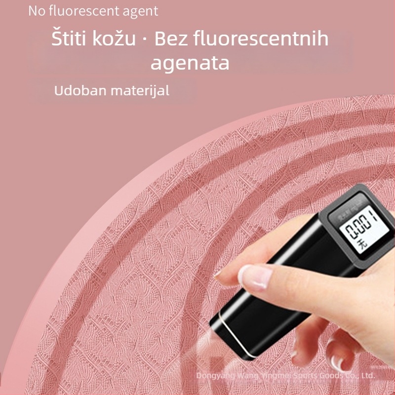 Okružna podloga za preskakanje užetom - protuklizna, TPE, 6 mm debljina, za kućni fitness i jogu