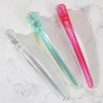 Aluminijski klip za kosu za profesionalce, klip u obliku kljuna patke za frizuru, bez tragova