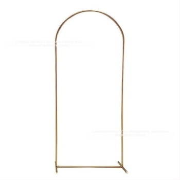 Željezni svadbeni luk s balon dekoracijom i policom za cvijeće kao pozadina - materijal: željezo; pakiranje: karton; namjena: vjenčanje