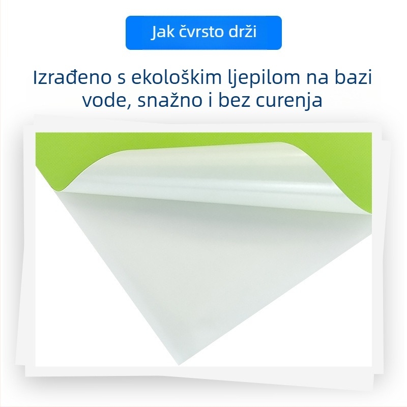 Naljepnice od bakrene ploče, pravokutne, sjajne, pogodne za ispis i inkjet, debljina 0,04 mm, vodeno ljepilo, 100 listova