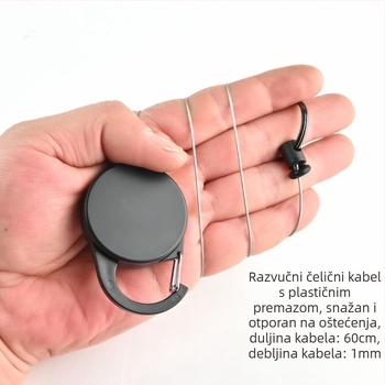 ABS Kljucni Prsten s Lako Povlačenjem — Raspon: 60, Ispis Logotipa: Da, Prilagođena Obrada: Da