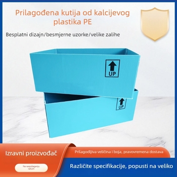Kalcij-plastična sklopiva kutija za pohranu, virgin PE materijal, za transport voća i povrća, debljina zida 5 mm, nosivost 200, toplinska provodnost.