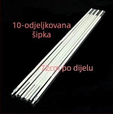 Arch balon luk stup – vlaknasti materijal, kompatibilan s ukrasnim balonima, 50 setova