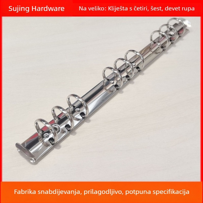 Metalni klip za rupe za bilježnice i fotoalbume — TR253-9-25/20, Xiangpeng stationery, pogodno za uredske i obrazovne DIY alate, mogućnost prilagodbe