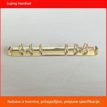 Metalni povez s 6 rupa, elektropoliran završni sloj, model TR171-6-20/20