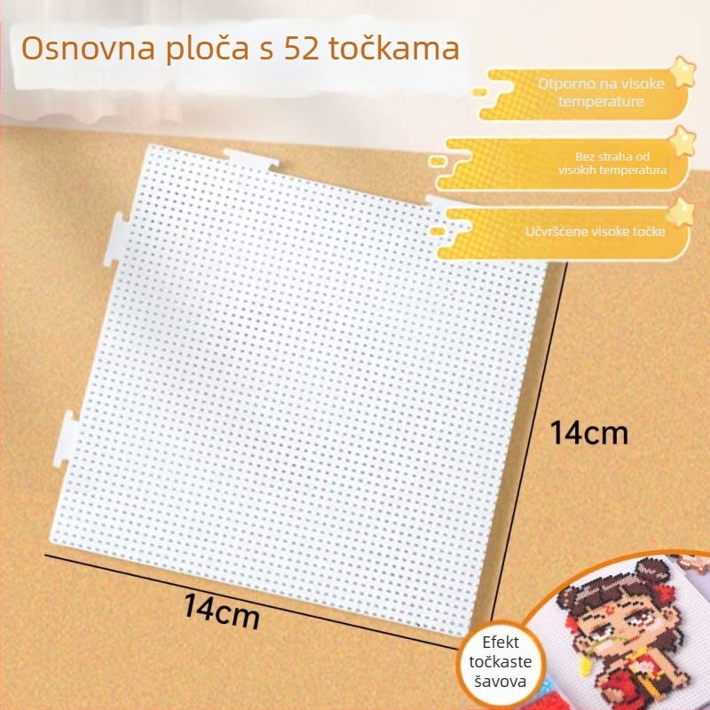 Ploča za perle s 52 i 104 klinova, otporna na visoke temperature, gravirana, otporna na opekline i bez deformacije