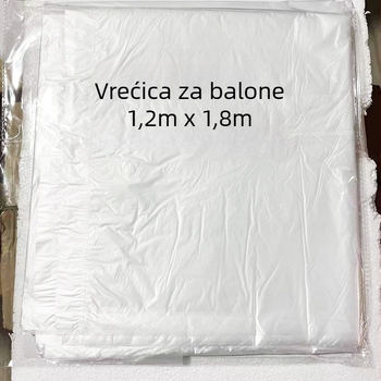 Prozirna torba za pohranu balona za dekoraciju, PE plastična vrećica