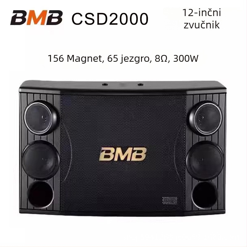 Profesionalni zvučnik BMB CSD-2000 za prostorije, dom, KTV, konferencije i plesnu dvoranu; univerzalna kompatibilnost; mogućnost tiska logotipa.