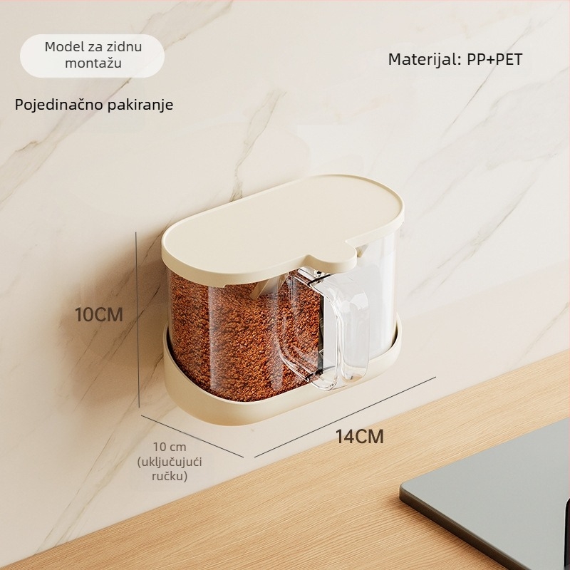 Deju set kutija za začine – plastika, soli i začini, modern minimalistički stil