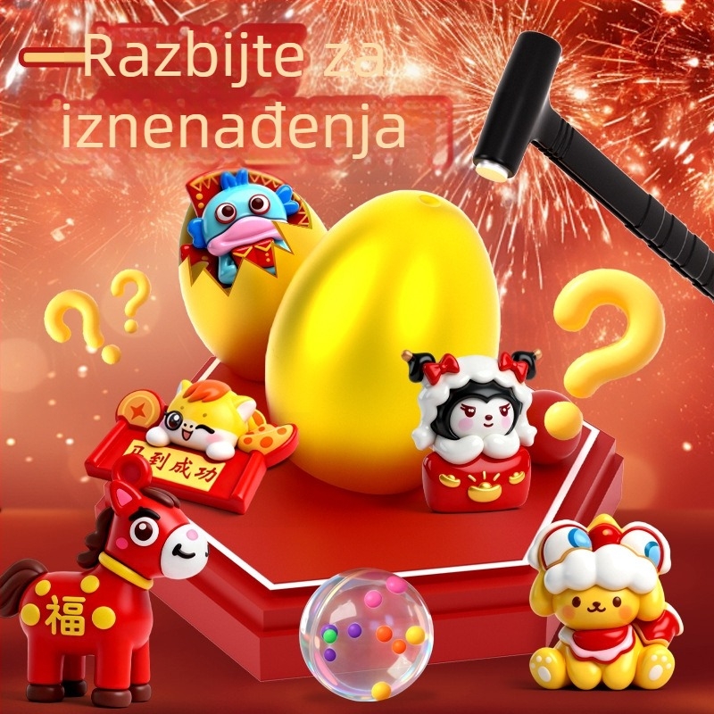 Uskrsno jaje s tajnom kutijom – keramička igračka, šifra 2026013, osobni poklon