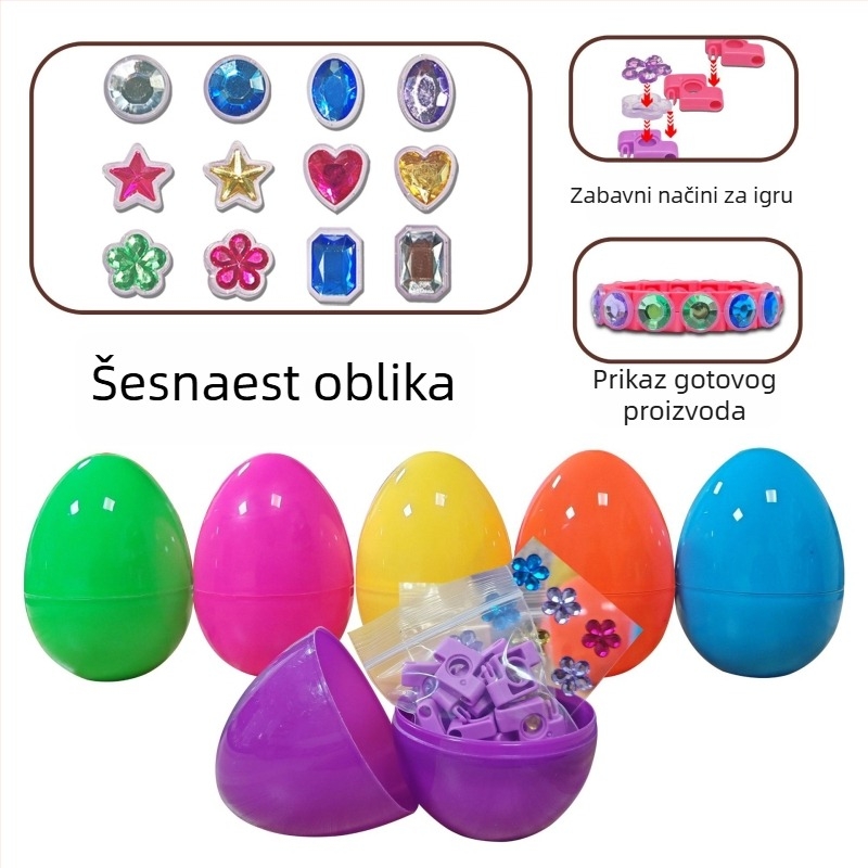 Plastična ljuska uskršnjeg jaja, injekcijsko lijevanje, tiskanje logotipa, branda Kater
