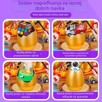 Igra lomljenja zlatnih jaja za zabave – plastično jaje, poklon za kolege iz razreda za Božić (Plastično jaje; Uskrsno jaje; Poklon; Kolege; Božić)