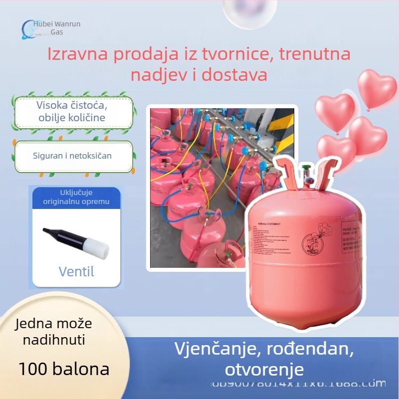 Kućni spremnik helija s pumpom za balone