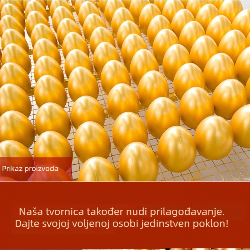Plastično uskrsno jaje – rekvizit za događaje i lutriju, bez personalizacije, bez logotipa, poklon za razredne kolege, Božić i useljenje
